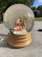 Large Santa Snow globe with