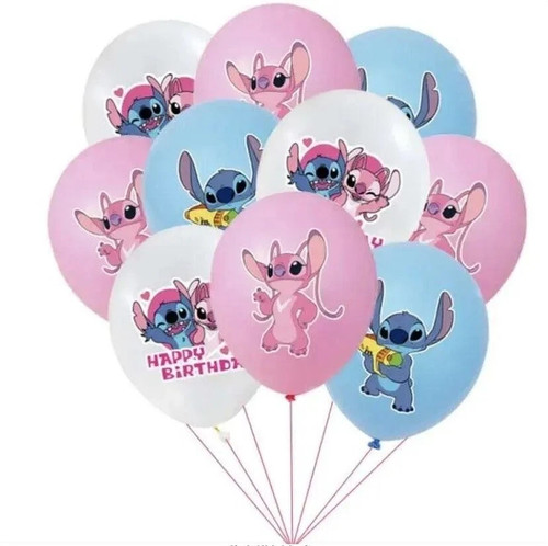 Lilo stitch x10 balloons - lilo,