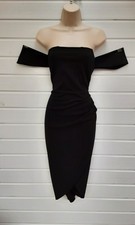 WIGGLE,PENCIL DRESS,SIREN,PIN UP,ROCK,GOTH,50S,60S,80S RETRO LOOK,SIZE 12-14,NWT