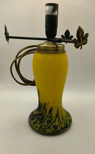 Vintage galle style lamp - , base