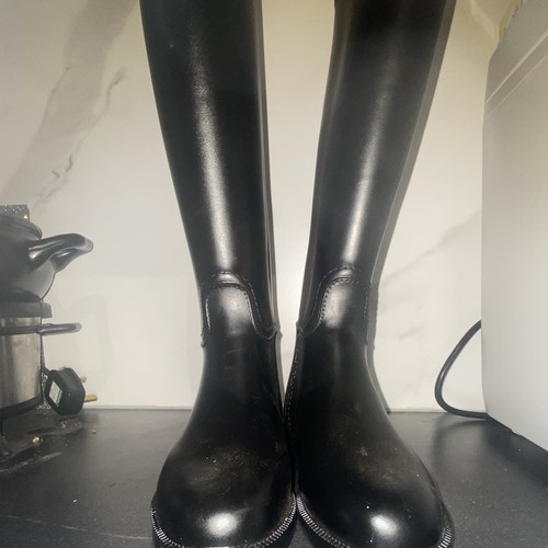 Women black leather - women’s, knee