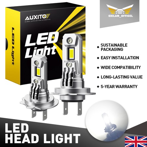 Pair auxito white led - h7,