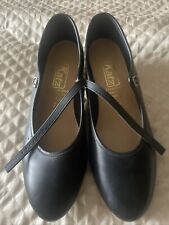 Ladies  7 1/2 New KATZ  Black Tap Shoes No Metal Taps