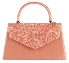 New Lace Satin Top Handle