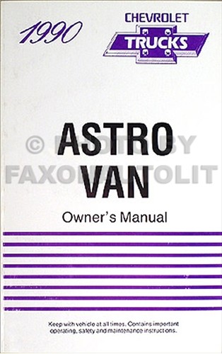 1990 chevrolet astro van - chevrolet,