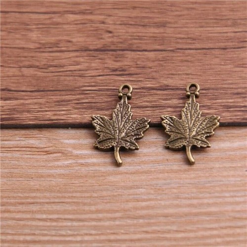 Tree maple leaf charms for - tree,