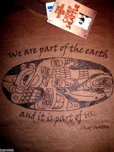 Chief seattle shirt m - seattle,