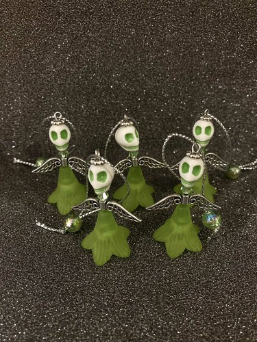Skull angel fairy set 5 - skull,