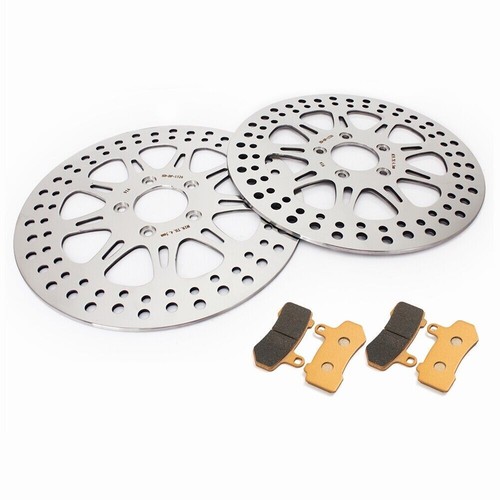 Polished front brake - 11.8",