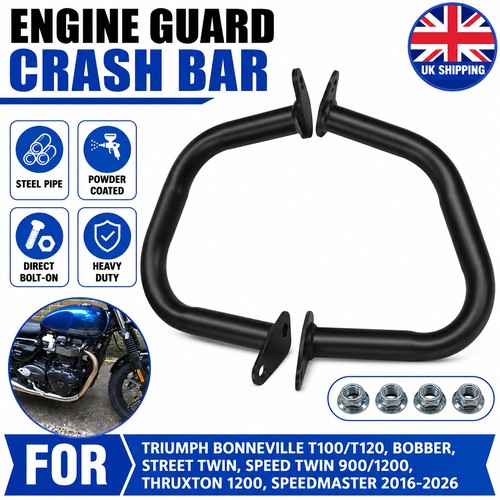 Steel engine crash bars - engine,