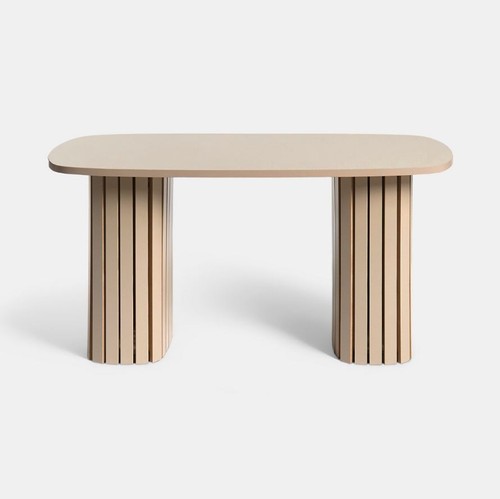 Madison ribbed coffee table - ribbed,