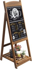 UNHO Wooden Chalkboard Easel