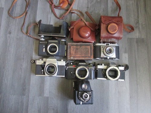 Vintage camera job lot for - lot,