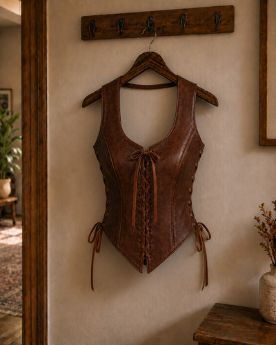 Women brown faux - faux, leather