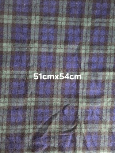 Tartan fleece material - fleece,