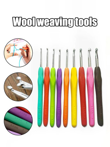 Crochet hooks set soft grip - hooks,
