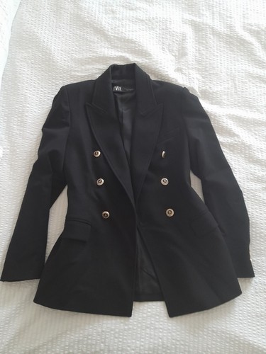 Zara double breasted blazer - double,