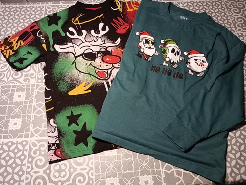 Next boys reindeer shirt - reindeer, 9