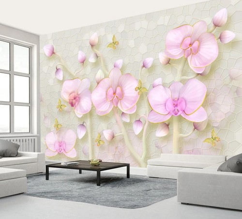 Pink petals b9404 wallpaper - 3d,