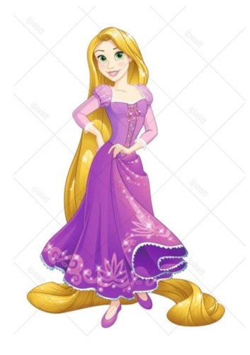 6 pre cut rapunzel - 3",4",5",6",