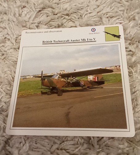 Card taylorcraft auster mk - x,