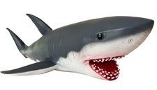 21" Large White Shark Toy Soft