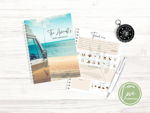 Personalised travel journal - personalised,