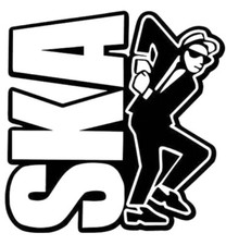 SKA DANCING MAN VINYL DECAL -