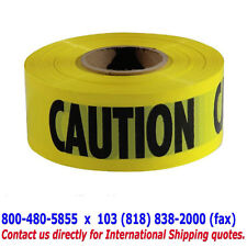 Caution Barricade Roll Tape