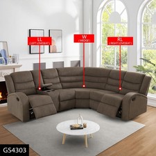 Brown Stripe Fabric Living