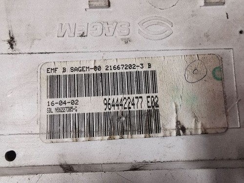 Citroen 2002 dashboard lcd - c5,