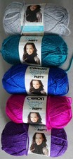 Bundle Of Caron Simply Soft Party Yarn 5x85g Shades 0006 0002 0005 0004 0008