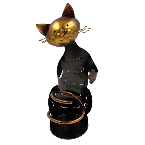 Cat wine bottle holder - bottle, rack