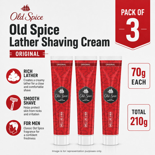 Old spice lather shaving cream - spice,