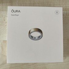 Oura Ring Gen 4 Gold Size 8