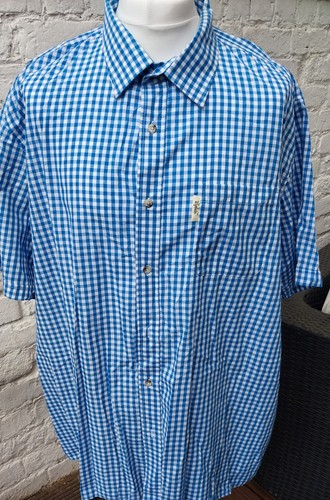 Mens rydale 3xl - blue, gingham