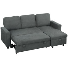 HOMCOM Pull Out Sofa Bed L