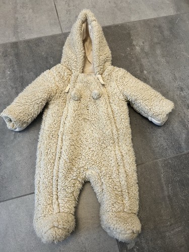 Cream bear hood fleece - cream,