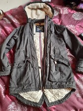 Original Duvet Clothing Company Puffa Jacket With Hood Uk 10 