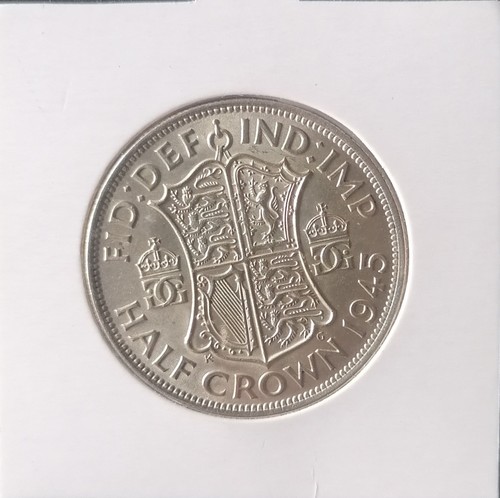 1945 half crown george - half, vi