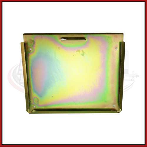Square metal number plate - square,