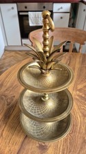 Vintage Brass Pineapple Three