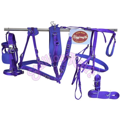 Purple nylon single - nylon, horse