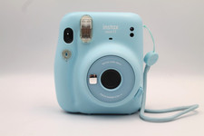 Fujifilm Instax Mini 11 Instant Polaroid Camera Blue Tested & Working