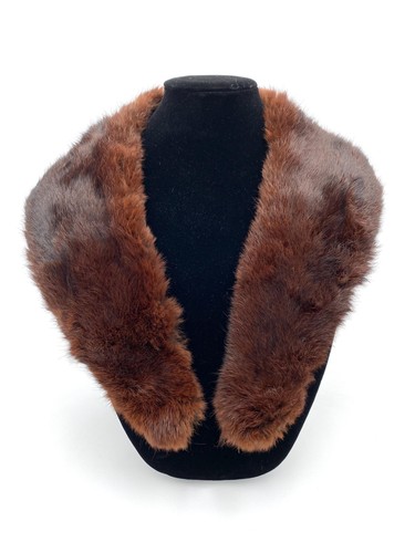 Vintage 1950s brown mink - brown,