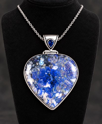 Heart shaped mosaic - jasper, and