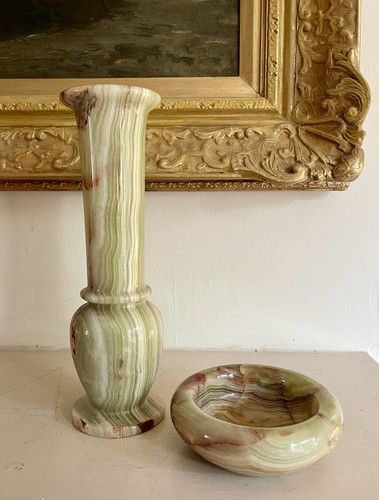 Vintage green onyx - onyx, marble