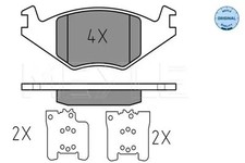 Brake pads Front Axle 025 208 8917 MEYLE for VW SEAT