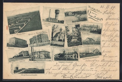 Lechfeld barrack camp - ak, lechfeld,