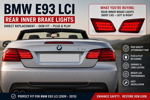 Bmw e93 lci pair led - lci, tail